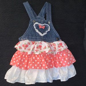 Toddler girl overall dress size 3T